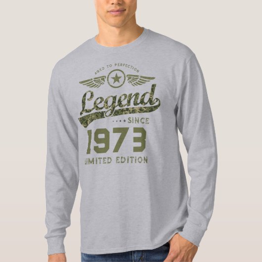 レジェンドアーミー誕生日カスタマイズギフト Tシャツ (正面)