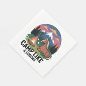 レジェンドキャンプのようなホースキャンプキャンプ スタンダードランチョンナプキン (角)