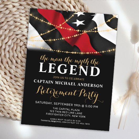 レジェンドシンレッドライン消防 インビテーションポストカード
