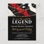 レジェンドシンレッドライン消防 インビテーションポストカード (正面)