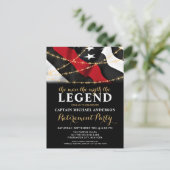 レジェンドシンレッドライン消防 インビテーションポストカード (スタンド正面)