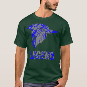 レジェンドスパルタンスパルタンヘルメットブルージム動機F Tシャツ