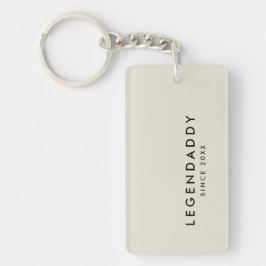 レジェンドダディの伝説のパパミニマシンプルリスト キーホルダー