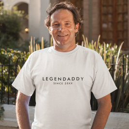 レジェンドダディ以来の伝説のパパミニマリスト Tシャツ
