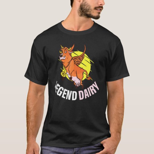 レジェンド乳牛 Tシャツ (正面)