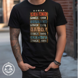 レジェンド夫パパおじいちゃんカスタマイズTシャツ Tシャツ