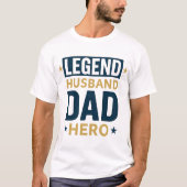 レジェンド夫パパヒーロー Tシャツ (正面)