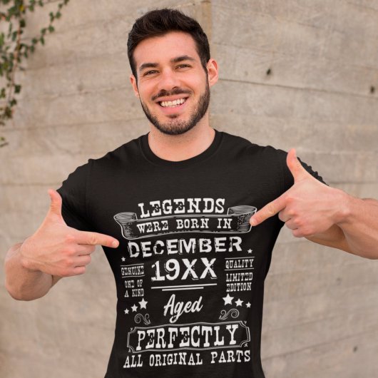 レジェンド生まれはヴィンテージクラシック誕生日 Tシャツ