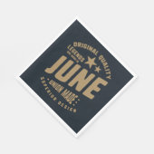 レジェンド生まれは6月のオリジナル品質 スタンダードランチョンナプキン (角)