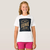 レジェンド生まれは6月のオリジナル品質 Tシャツ (正面フル)