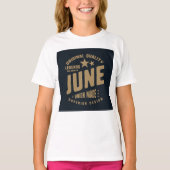 レジェンド生まれは6月のオリジナル品質 Tシャツ (正面)