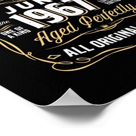 レジェンド1967年6月ギフト55歳55誕生日 ポスター (角)