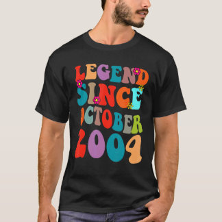 レジェンド2004年9月以来のヴィンテージ誕生日レトロ Tシャツ