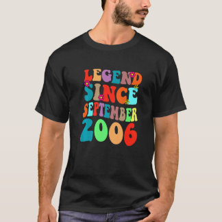 レジェンド2006年9月以来のヴィンテージ誕生日レトロ Tシャツ