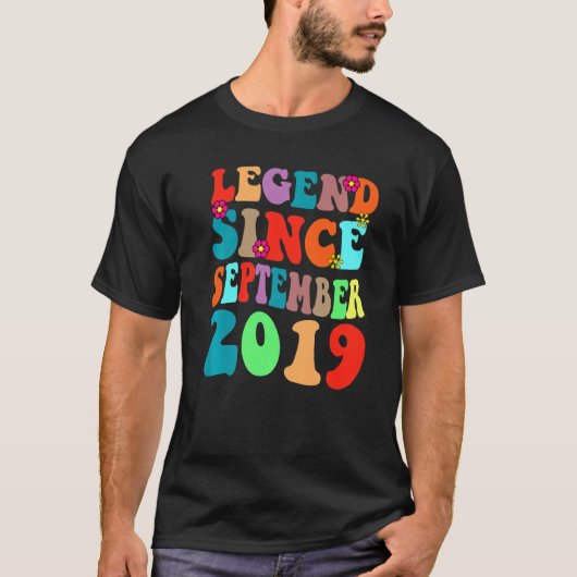 レジェンド2019年9月以来ヴィンテージ誕生日レトロ Tシャツ (正面)