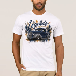 レジェンド ネバー ダイ クラシック トラック Tシャツ