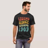 レジェンド 1969年9月からレトロ グルーヴィー 53 Tシャツ (正面フル)