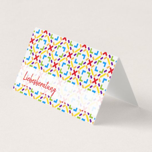 レジェンボゲンマスターウントパーセンリチャー文字 名刺 (正面)