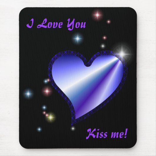 レジェンボゲン – ヘルツミットスタンヘンアウフシュワルツ マウスパッド (正面)