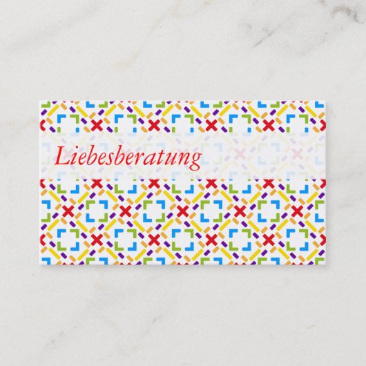 レジェンボゲン・ヴィスティンカルテン 名刺 (正面)