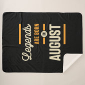 レジェン生まれトは威厳があるで表示され威厳があるる – 誕生日 シェルパブランケット (正面(横))