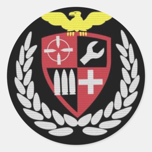 レジオナリーエアソフトチーム ラウンドシール (正面)