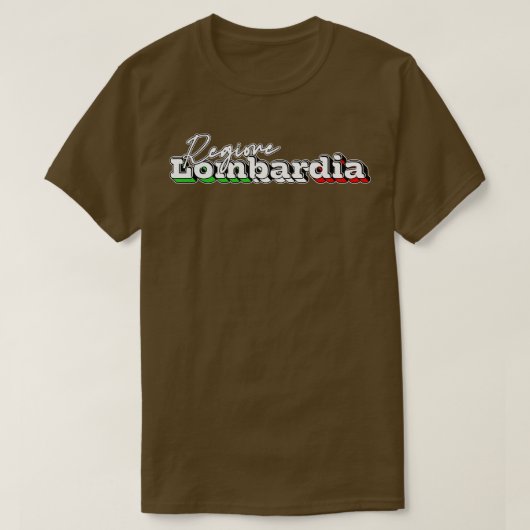 レジオネロンバルディアレトロデザイン Tシャツ (デザイン正面)