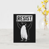 レジスおもしろいトペンギン行動主義グラフィックデザインヴィンタ カード (黄色い花)