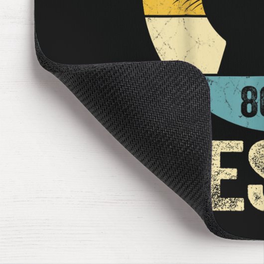 レジスアンチトランプティーレトロレジスアンチトランプキャット マウスパッド (コーナー)