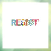 レジスシャツ耐性拳闘の抗議自由主義の ウィンドウサイン (シート3)