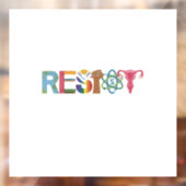 レジスシャツ耐性拳闘の抗議自由主義の ウィンドウサイン (シート2)