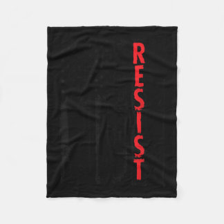 レジスタトランプティー – アメリカ国旗の抵抗アンチ フリースブランケット