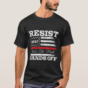 レジスタハンズオフ86 47アメリカ合衆国国旗Apee Tシャツ