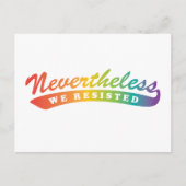 レジスタンスのはがき ポストカード (正面)
