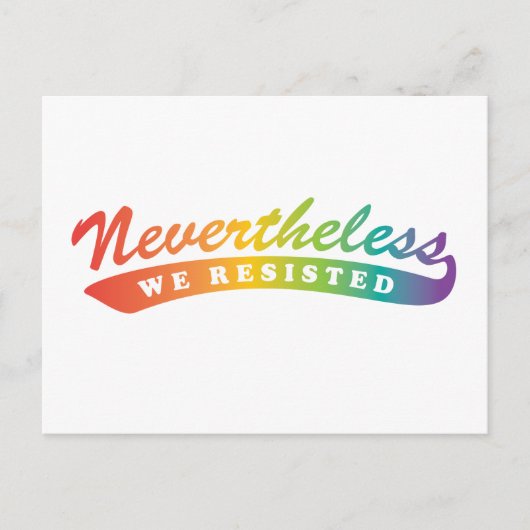 レジスタンスのはがき ポストカード (正面)