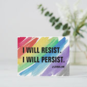 レジスタンスのはがき – 愛は愛 ポストカード (スタンド正面)