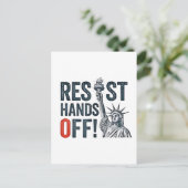 レジスタンスオフ自由状態アンチトランプ シーズンポストカード (スタンド正面)