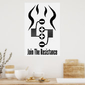 レジスタンス24インチx 36インチポスターに参加 ポスター (キッチン)