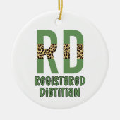 レジスタードディティチエタタイポグラフィ セラミックオーナメント (正面)