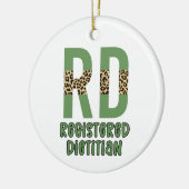 レジスタードディティチエタタイポグラフィ セラミックオーナメント (左)