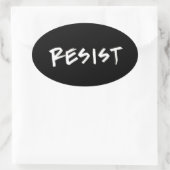 レジステッカー – 1枚あたり4枚 楕円形シール (バッグ)