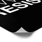 レジストおもしろいエレクトロニクス回路抵抗 ポスター (角)