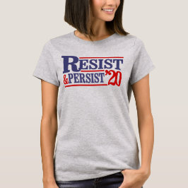 レジストおよびPERSIST 2020 Tシャツ