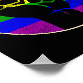 レジストファーストレインボーレズビアンゲイLgbt強さPowe ポスター (角)