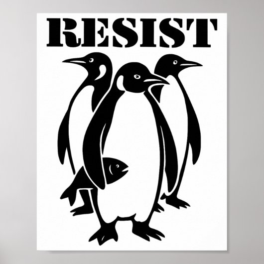 レジストペンギン - トランプ 関税 ポスター (正面)