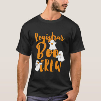 レジストラ・ブー・クルー・ハロウィンコスチューム・マッチ入学許可 Tシャツ