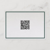 レジストリエンクロージャカード素朴、水彩フォレスト エンクロージャーカード (裏面)