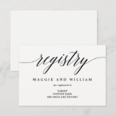 レジストリカード – スクリプモダント エンクロージャーカード (正面/裏面)