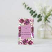 レジストリカ結婚ードのエンクロージャカードフローラ 名刺 (スタンド正面)