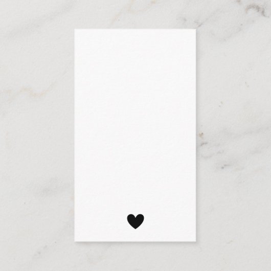 レジストリモダンブライダルシャワーQRコード エンクロージャーカード (裏面)